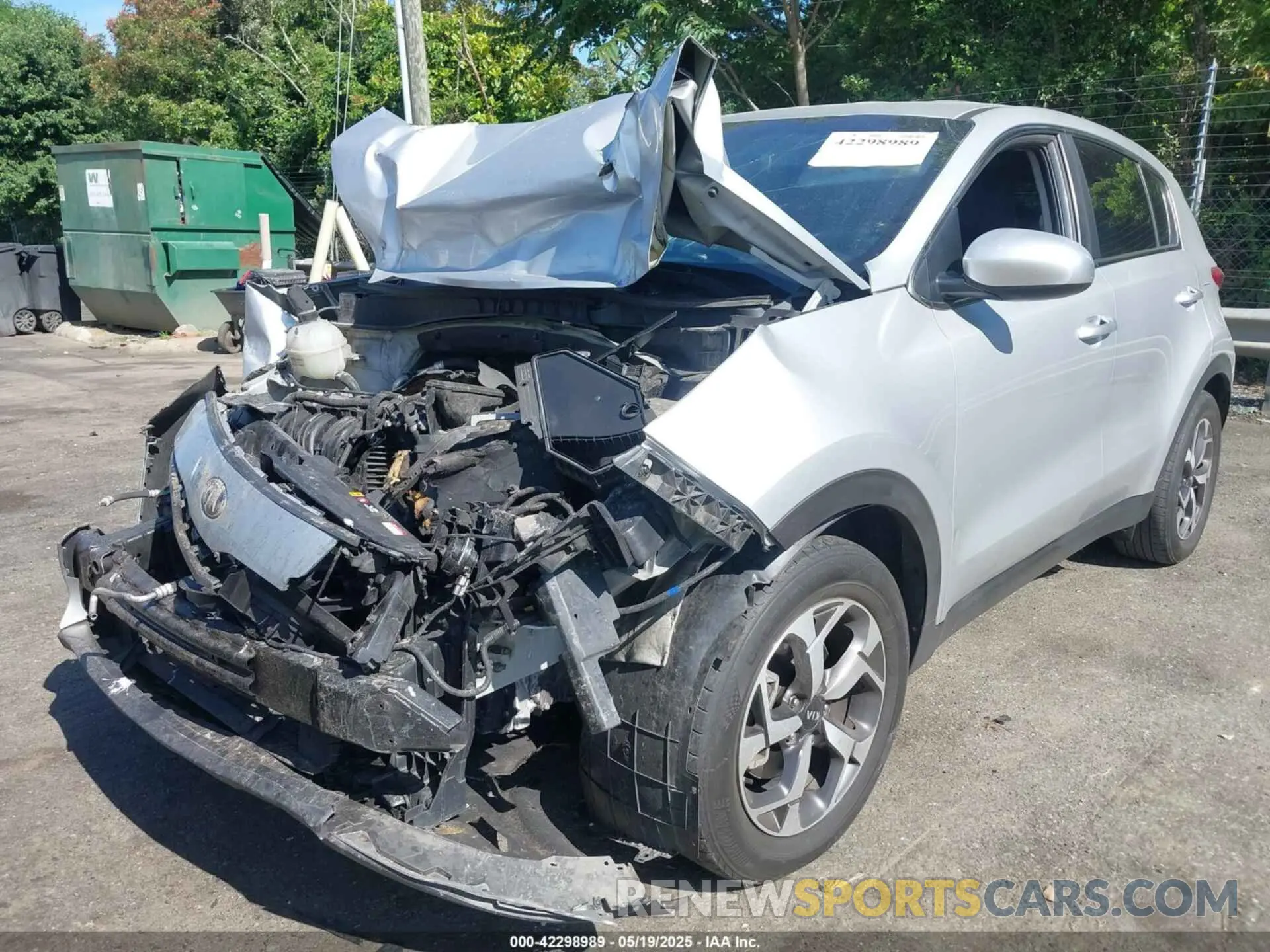 2 fotografías del automóvil dañado KNDPM3AC2L7670920 KIA SPORTAGE 2020