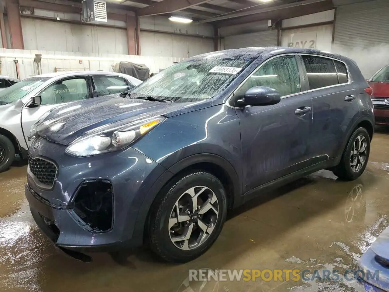 1 fotografías del automóvil dañado KNDPM3AC2L7689662 KIA SPORTAGE 2020