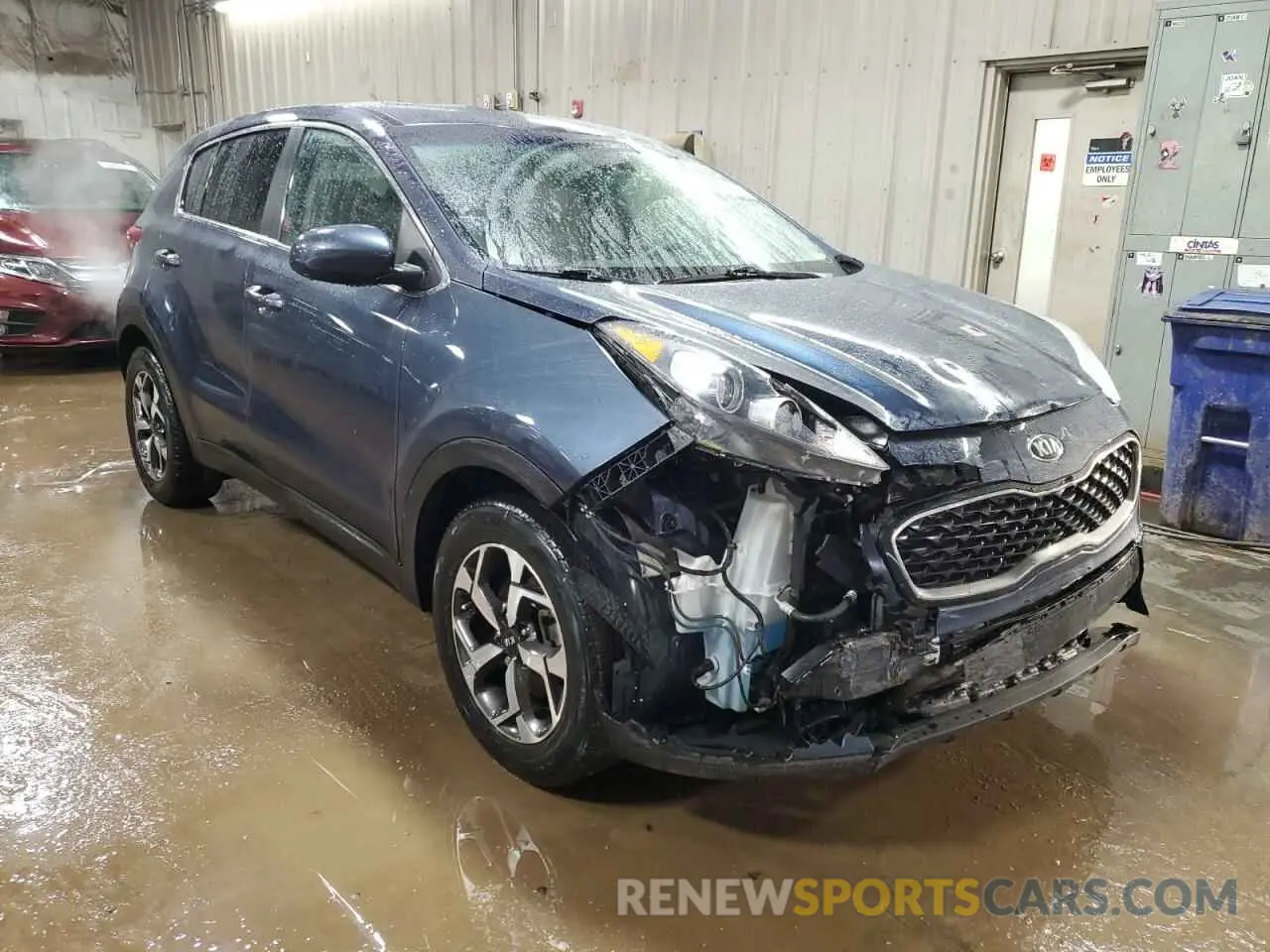 4 fotografías del automóvil dañado KNDPM3AC2L7689662 KIA SPORTAGE 2020