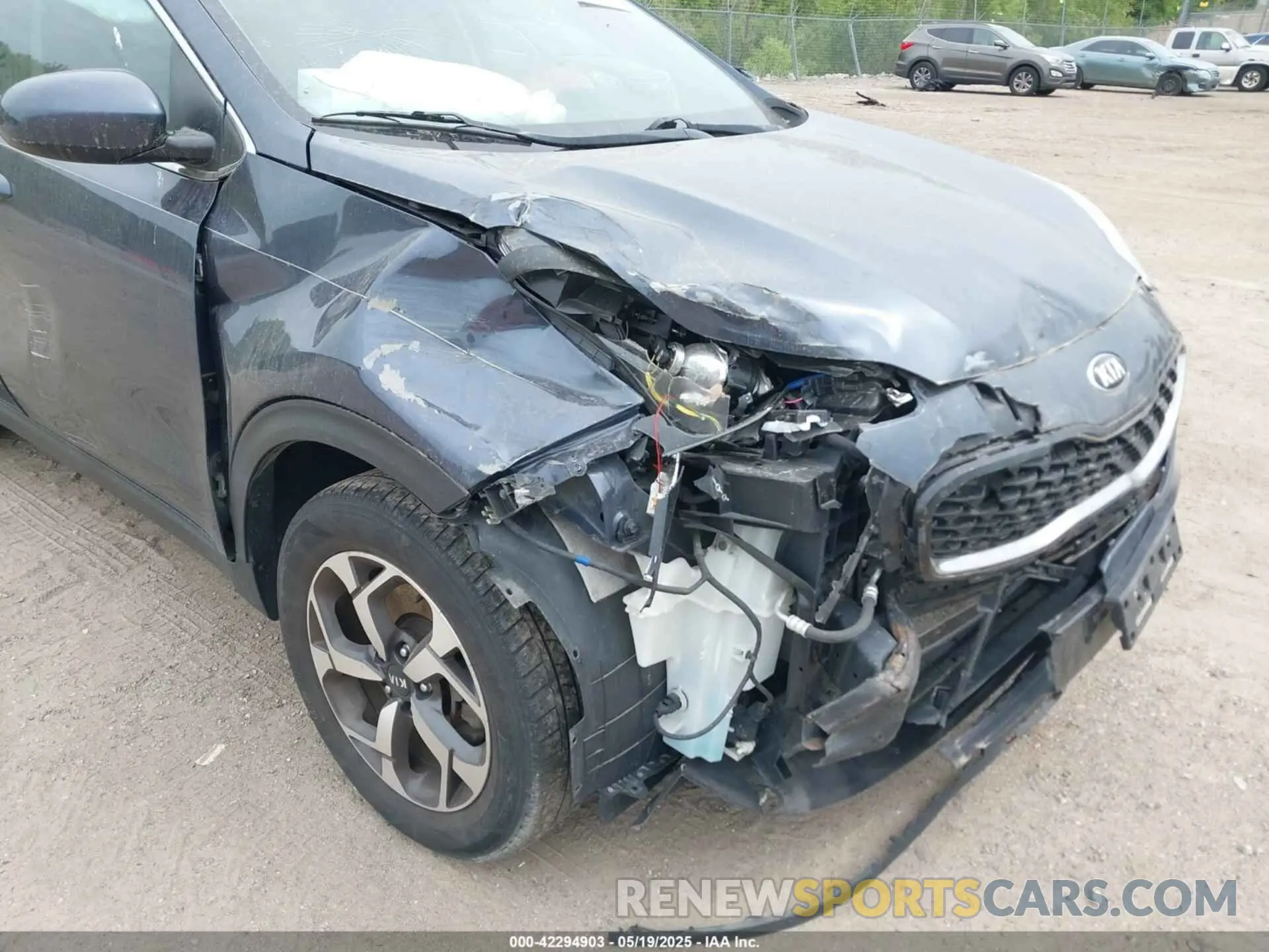 6 fotografías del automóvil dañado KNDPM3AC3L7647033 KIA SPORTAGE 2020