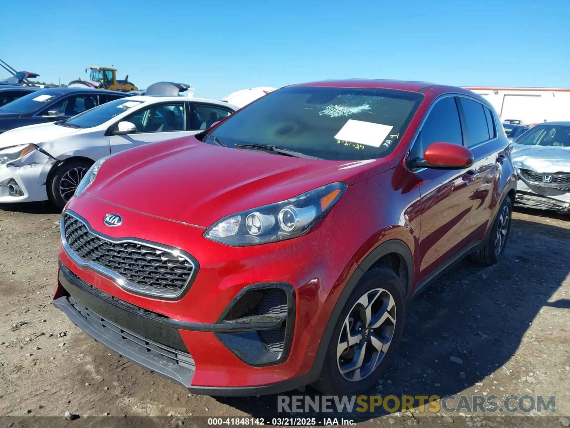 2 fotografías del automóvil dañado KNDPM3AC3L7719719 KIA SPORTAGE 2020