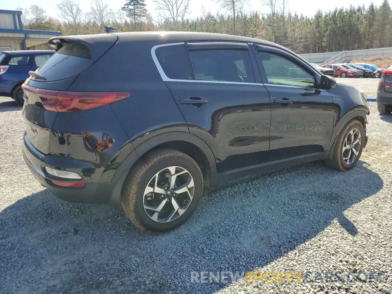 3 fotografías del automóvil dañado KNDPM3AC3L7785154 KIA SPORTAGE 2020