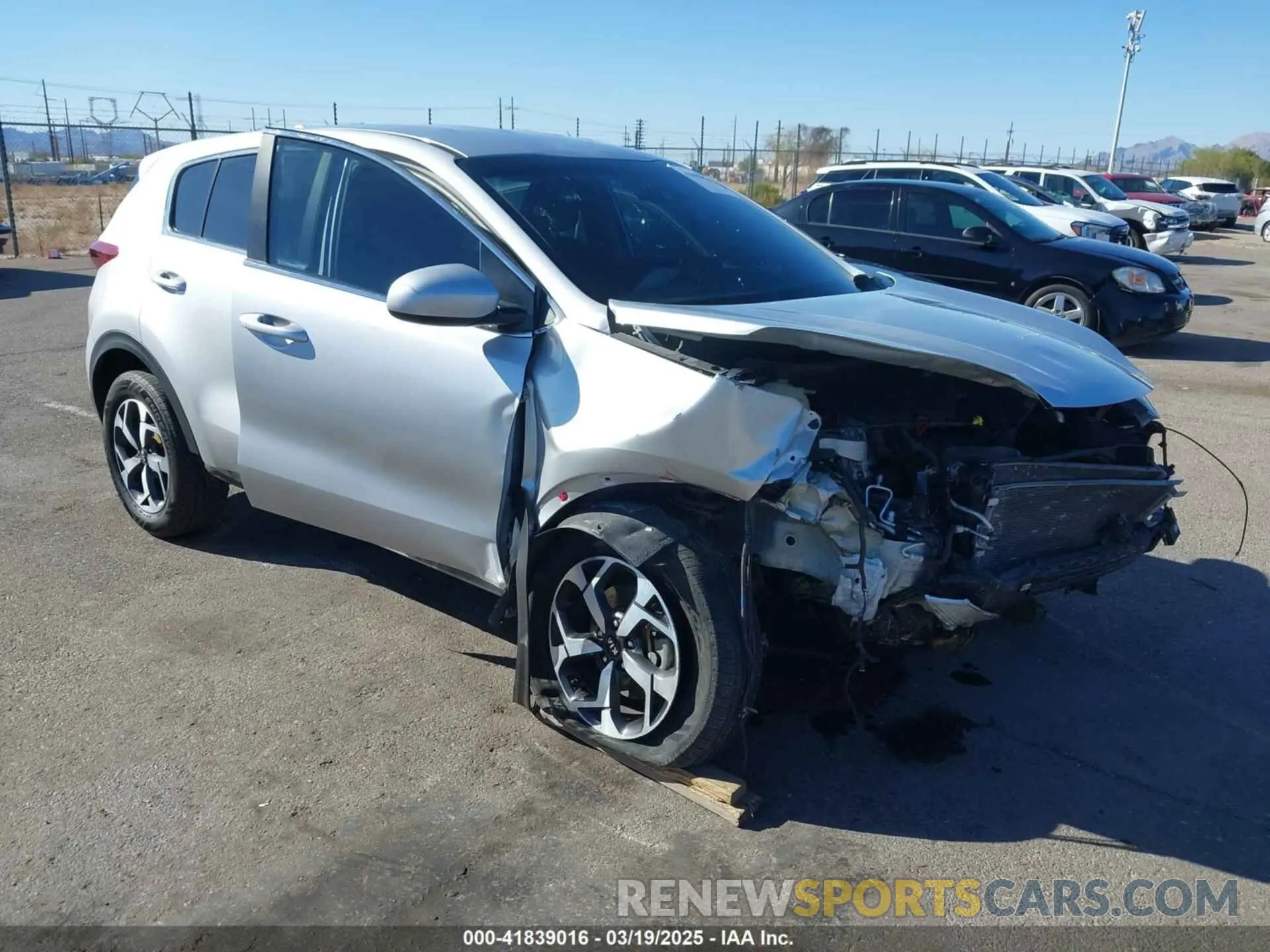 1 fotografías del automóvil dañado KNDPM3AC3L7815978 KIA SPORTAGE 2020