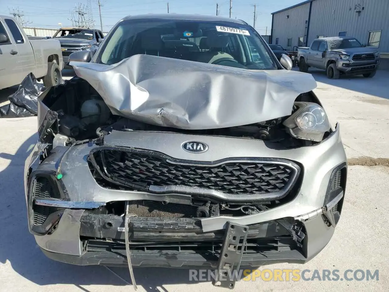 5 fotografías del automóvil dañado KNDPM3AC3L7828116 KIA SPORTAGE 2020