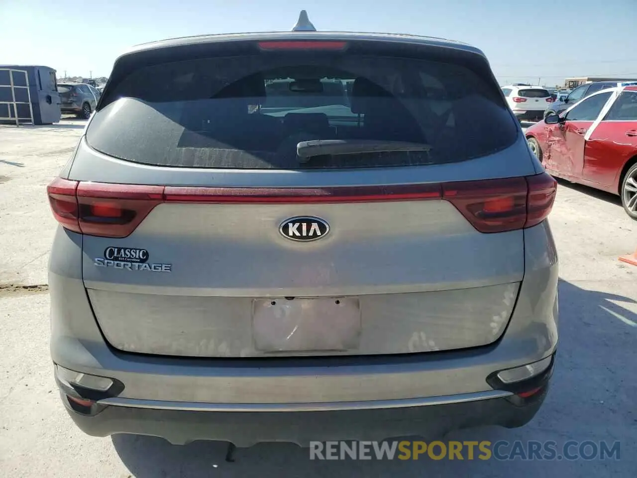 6 fotografías del automóvil dañado KNDPM3AC3L7828116 KIA SPORTAGE 2020