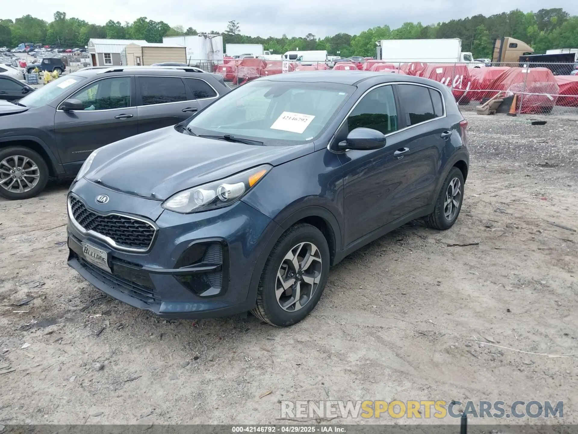 2 fotografías del automóvil dañado KNDPM3AC4L7651723 KIA SPORTAGE 2020