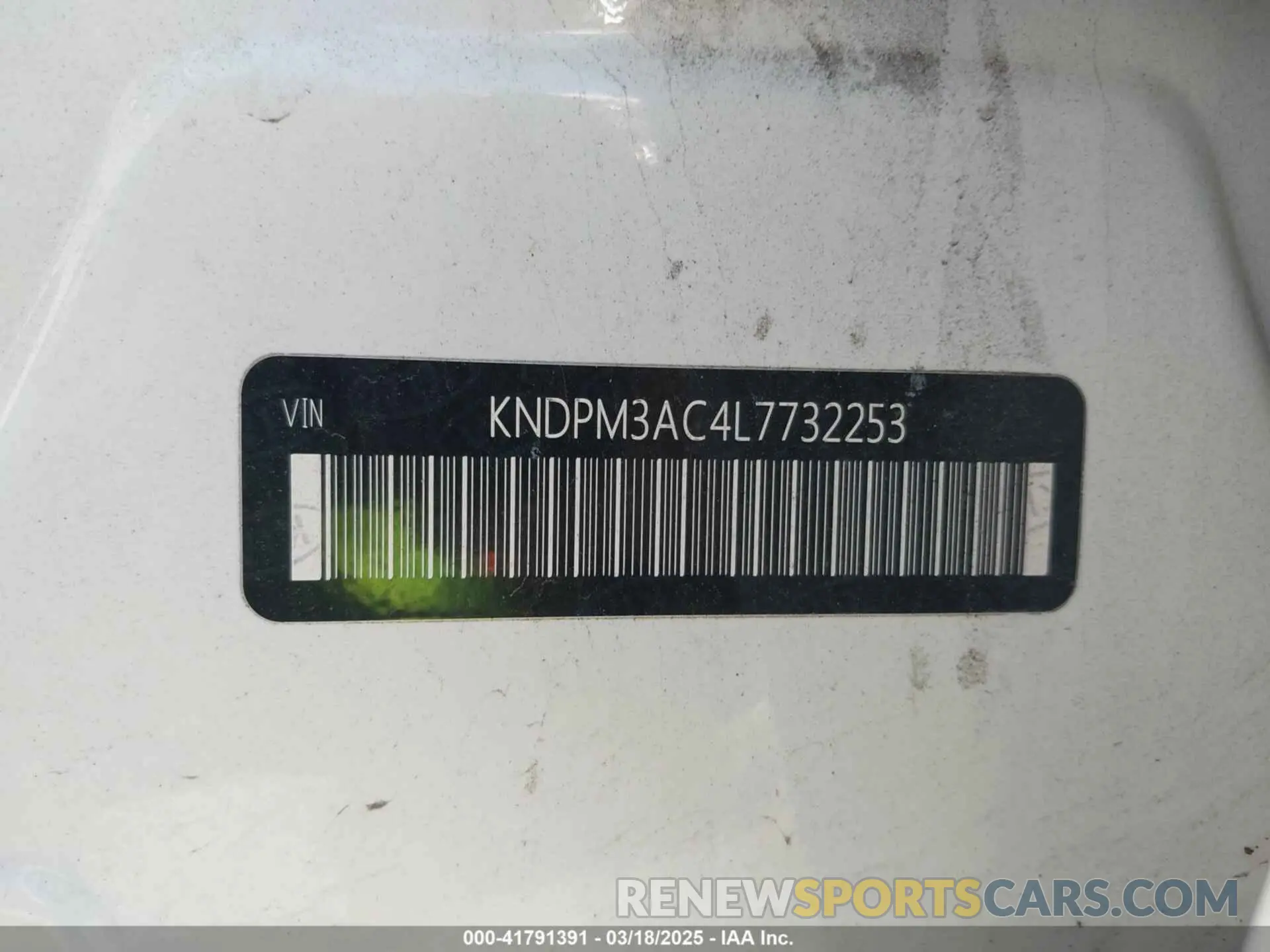 9 fotografías del automóvil dañado KNDPM3AC4L7732253 KIA SPORTAGE 2020