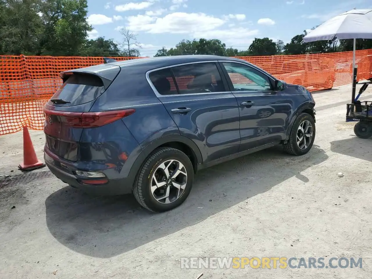 3 fotografías del automóvil dañado KNDPM3AC5L7724811 KIA SPORTAGE 2020