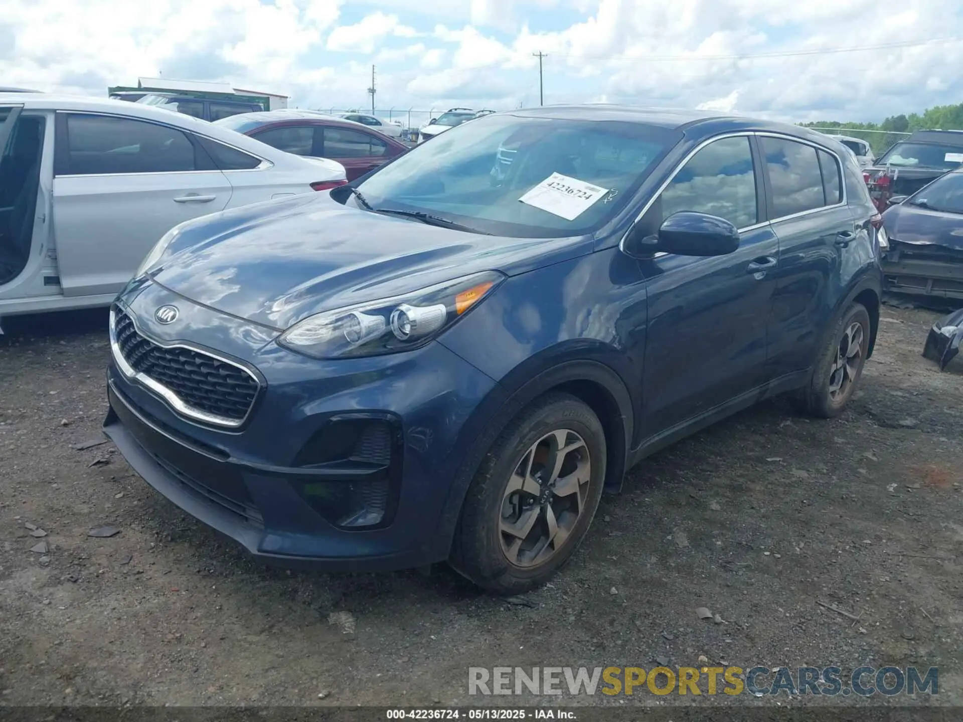 2 fotografías del automóvil dañado KNDPM3AC5L7813505 KIA SPORTAGE 2020