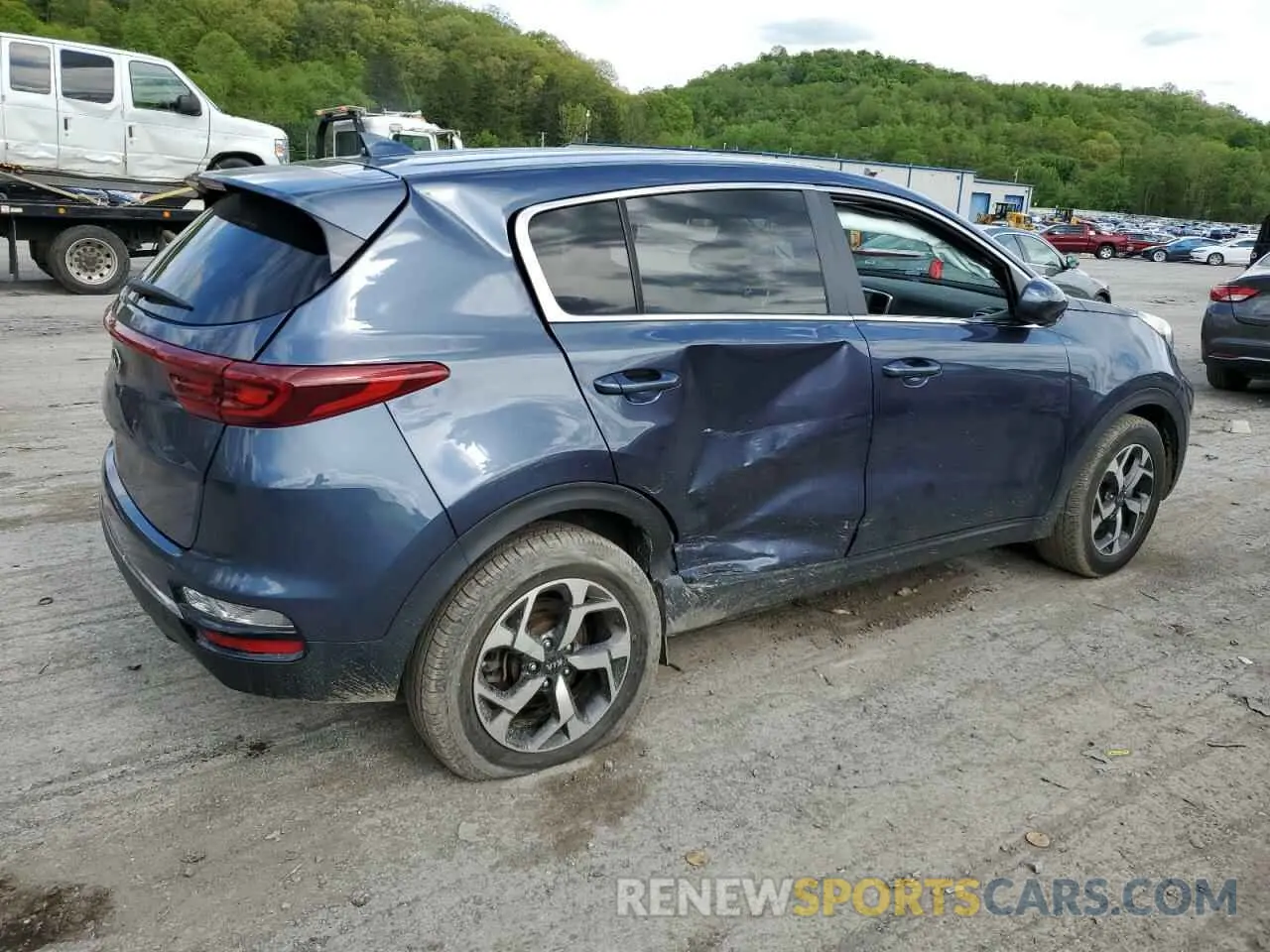 3 fotografías del automóvil dañado KNDPM3AC5L7828036 KIA SPORTAGE 2020