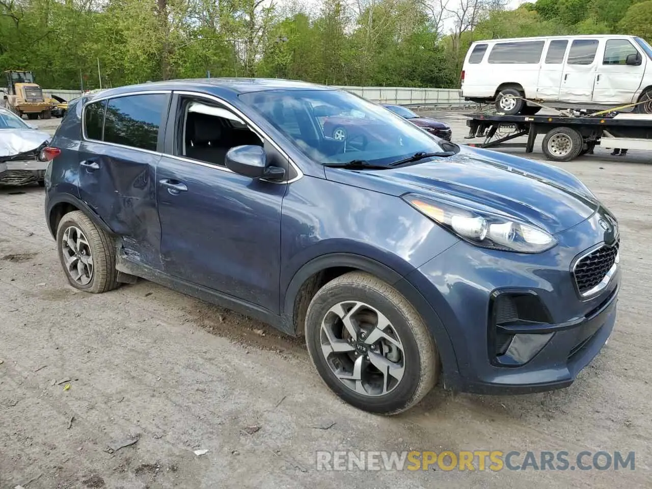 4 fotografías del automóvil dañado KNDPM3AC5L7828036 KIA SPORTAGE 2020