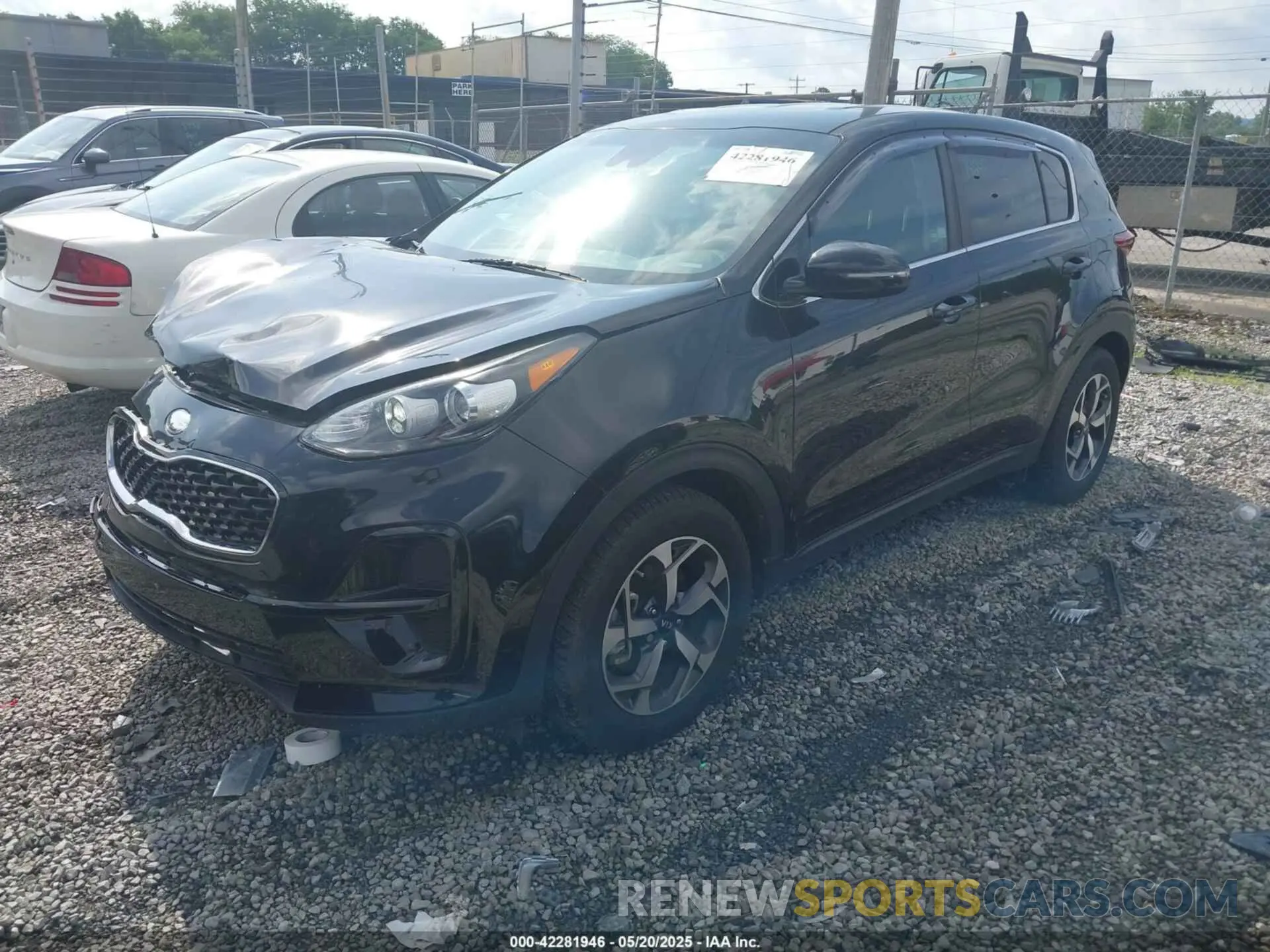2 fotografías del automóvil dañado KNDPM3AC6L7650542 KIA SPORTAGE 2020