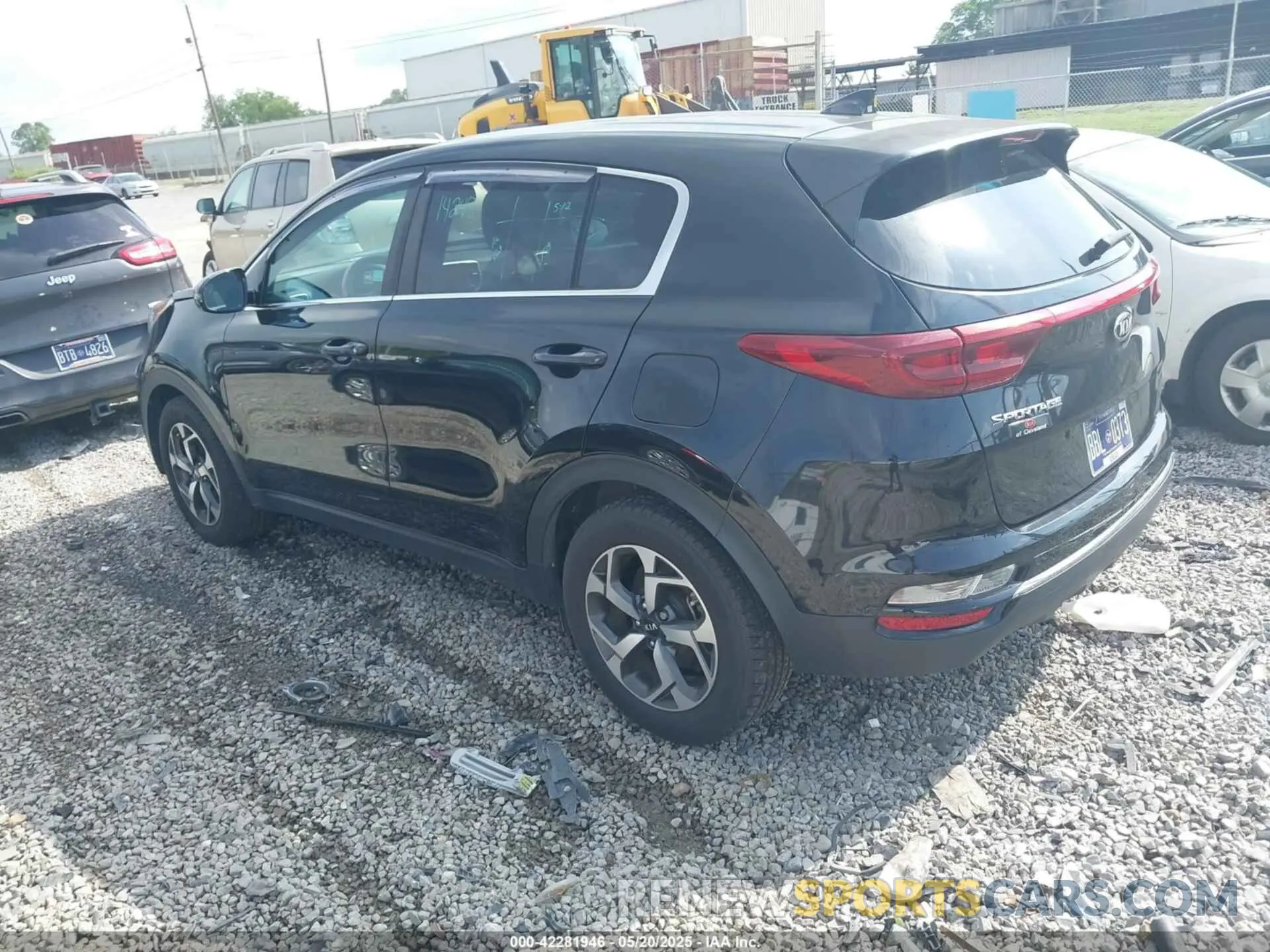 3 fotografías del automóvil dañado KNDPM3AC6L7650542 KIA SPORTAGE 2020