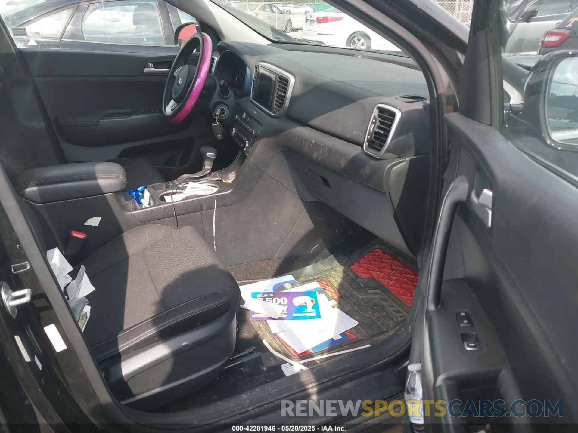 5 fotografías del automóvil dañado KNDPM3AC6L7650542 KIA SPORTAGE 2020
