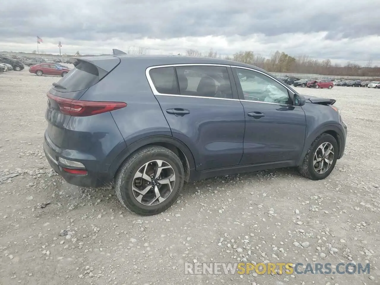 3 fotografías del automóvil dañado KNDPM3AC6L7685694 KIA SPORTAGE 2020