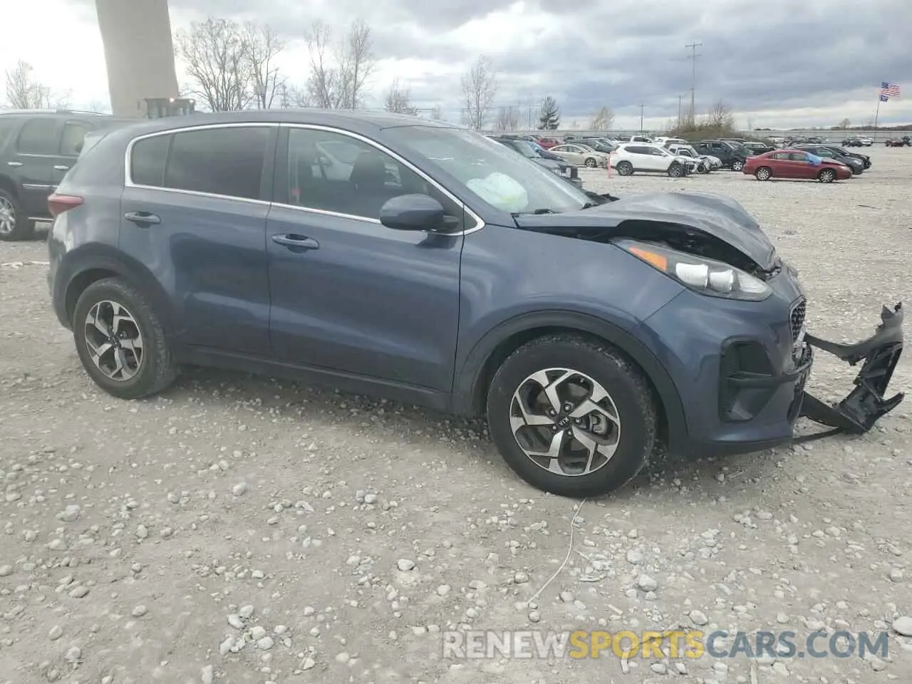 4 fotografías del automóvil dañado KNDPM3AC6L7685694 KIA SPORTAGE 2020