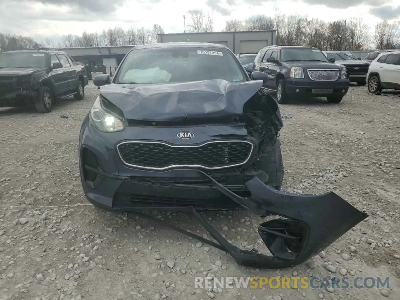 5 fotografías del automóvil dañado KNDPM3AC6L7685694 KIA SPORTAGE 2020