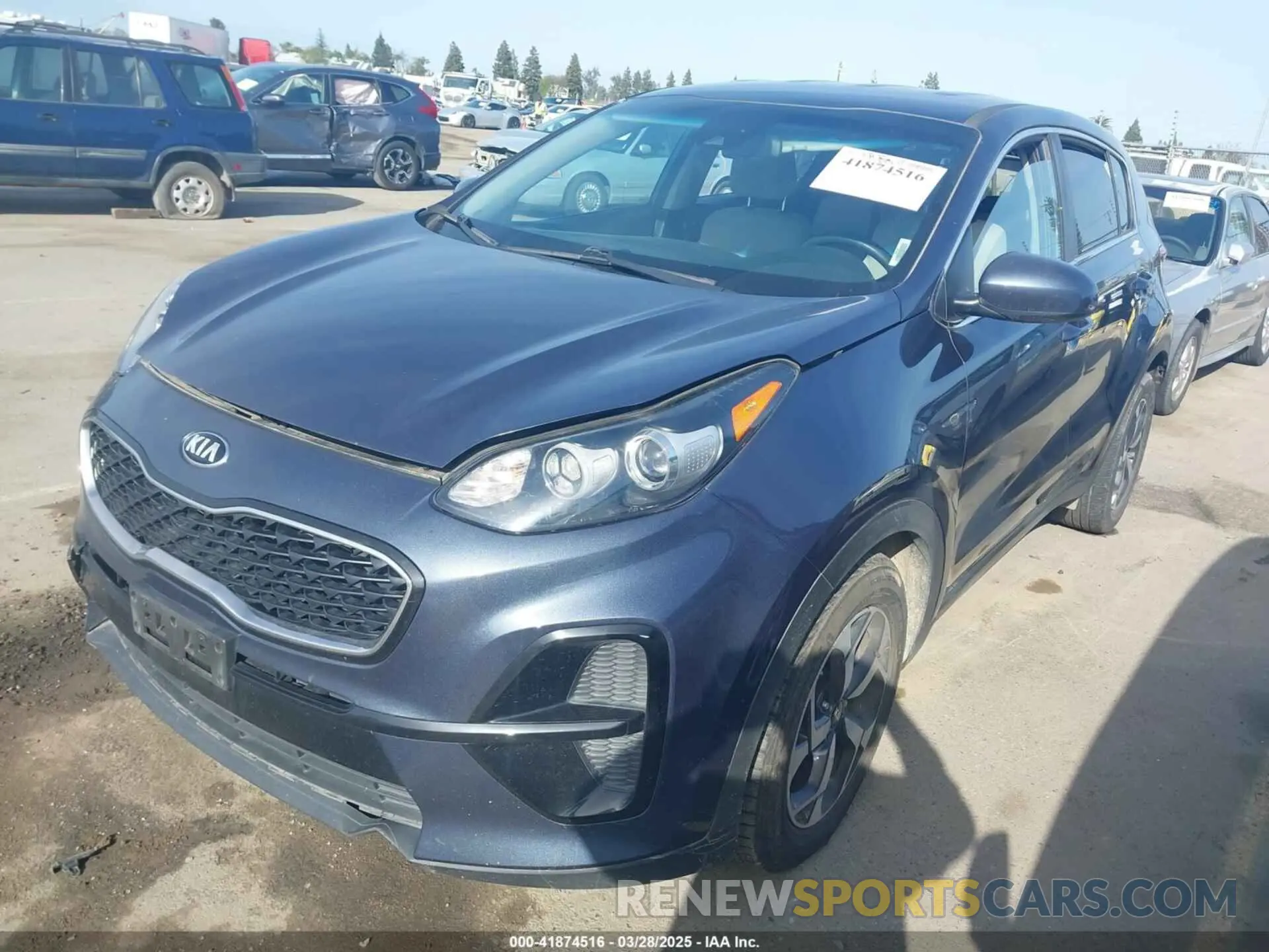 2 fotografías del automóvil dañado KNDPM3AC6L7707709 KIA SPORTAGE 2020