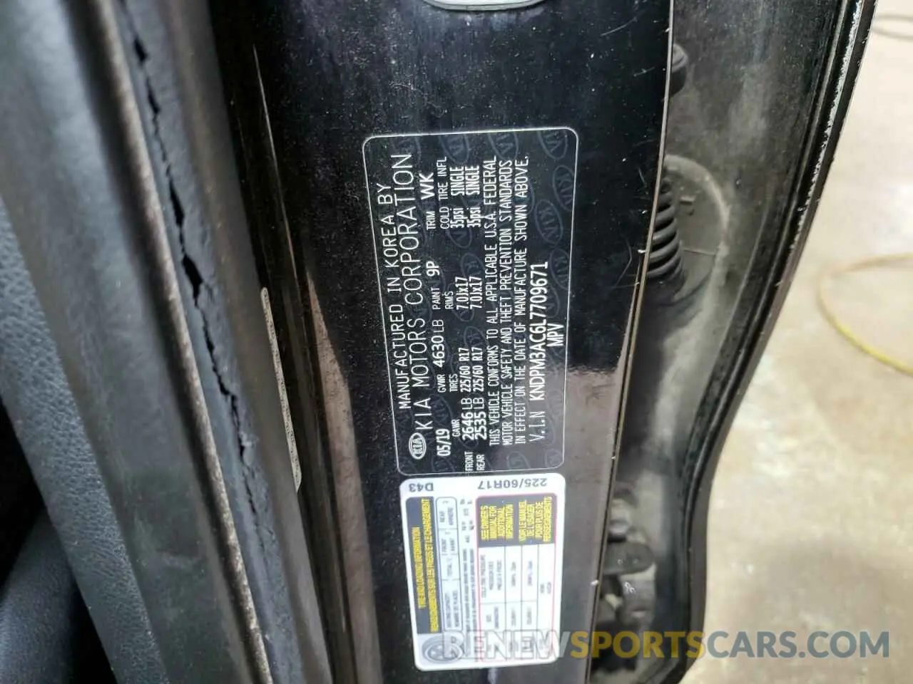14 fotografías del automóvil dañado KNDPM3AC6L7709671 KIA SPORTAGE 2020
