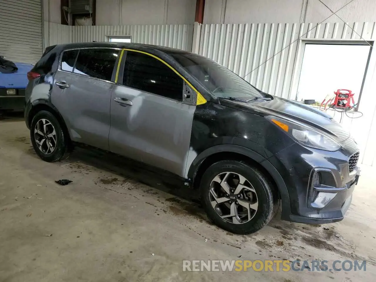 4 fotografías del automóvil dañado KNDPM3AC6L7709671 KIA SPORTAGE 2020