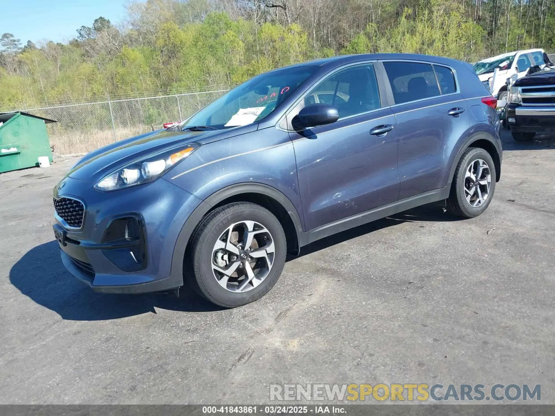2 fotografías del automóvil dañado KNDPM3AC6L7720640 KIA SPORTAGE 2020
