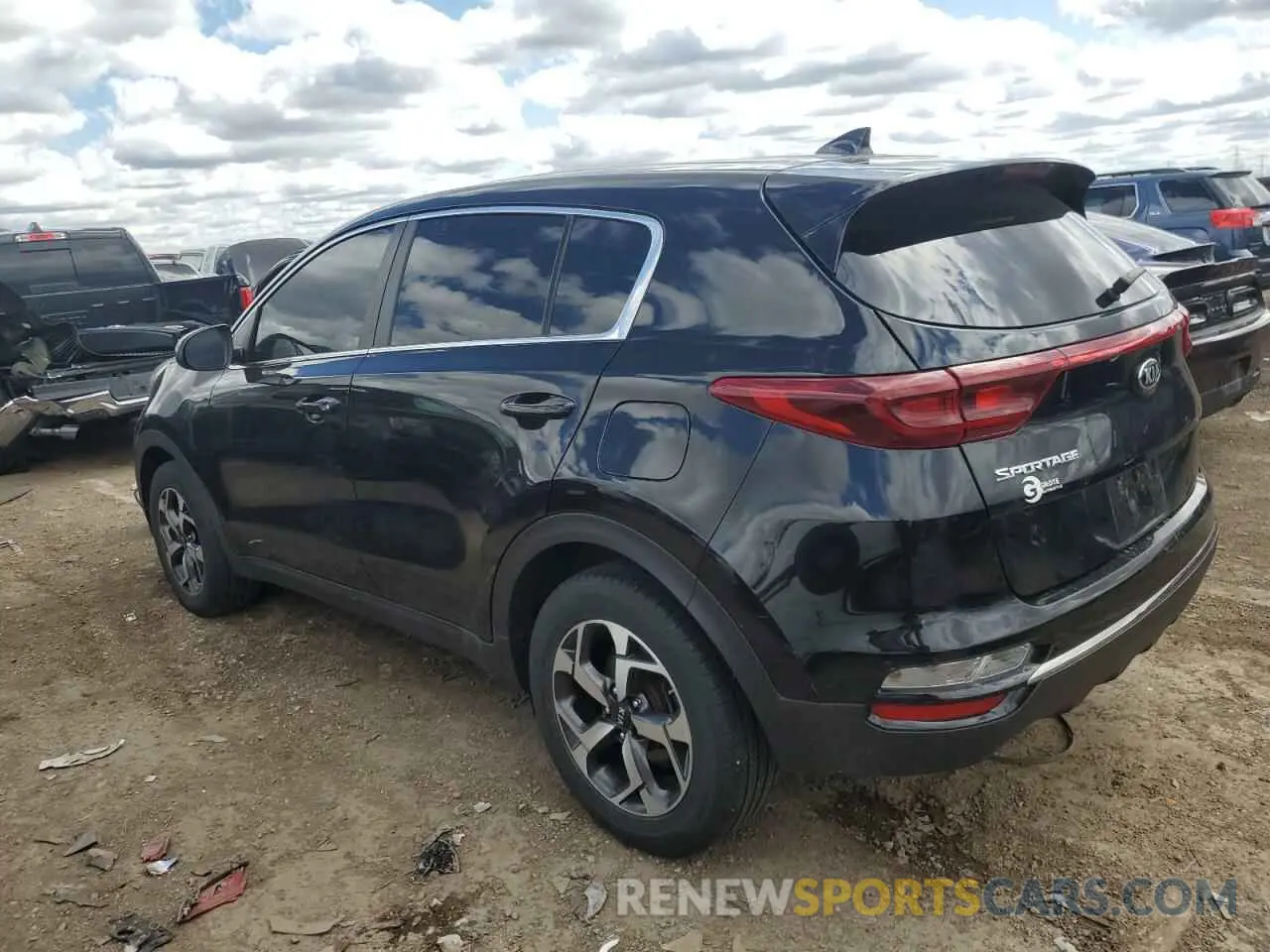 2 fotografías del automóvil dañado KNDPM3AC6L7729287 KIA SPORTAGE 2020
