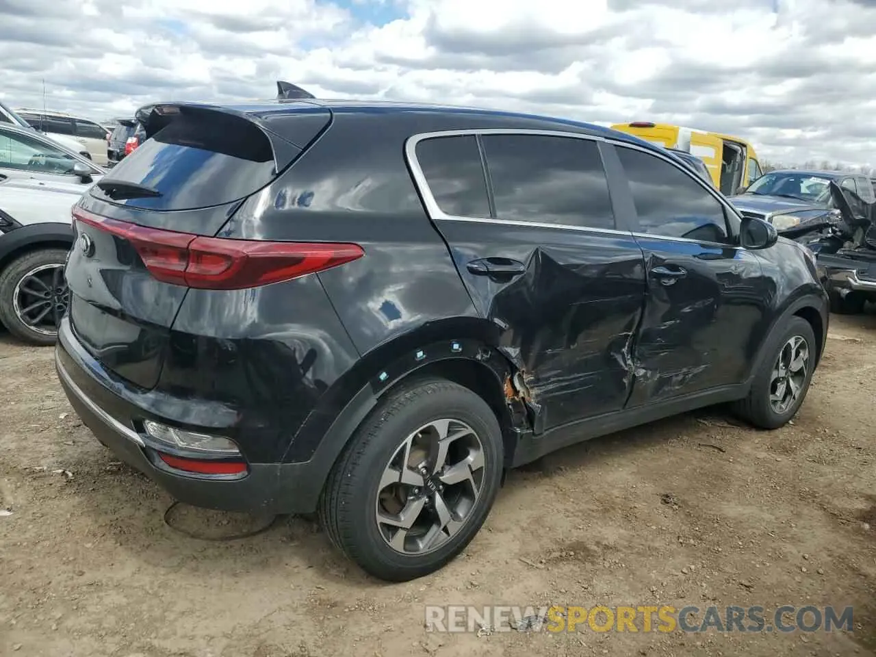 3 fotografías del automóvil dañado KNDPM3AC6L7729287 KIA SPORTAGE 2020