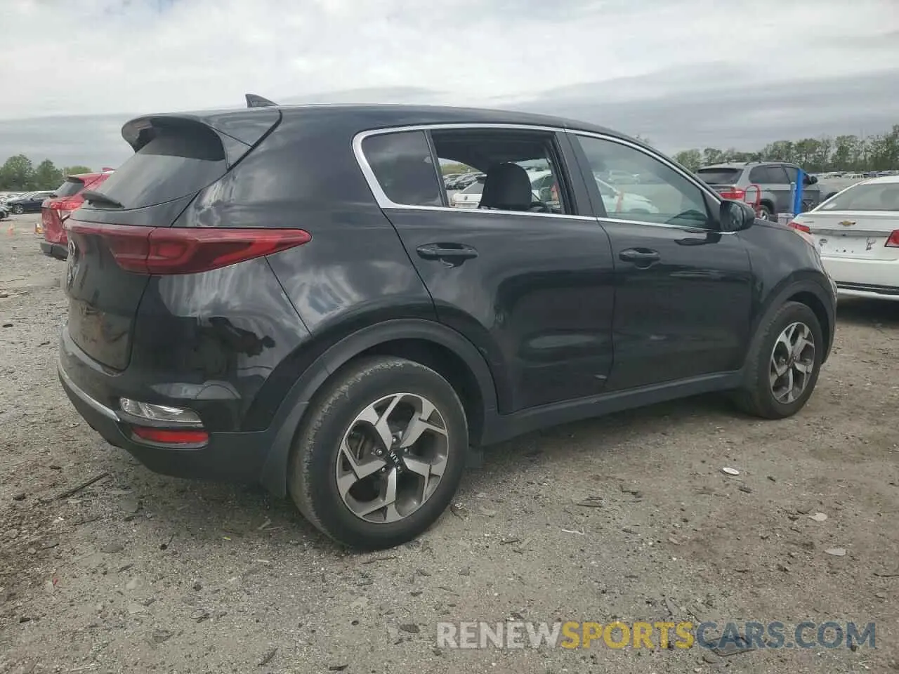 3 fotografías del automóvil dañado KNDPM3AC6L7838462 KIA SPORTAGE 2020