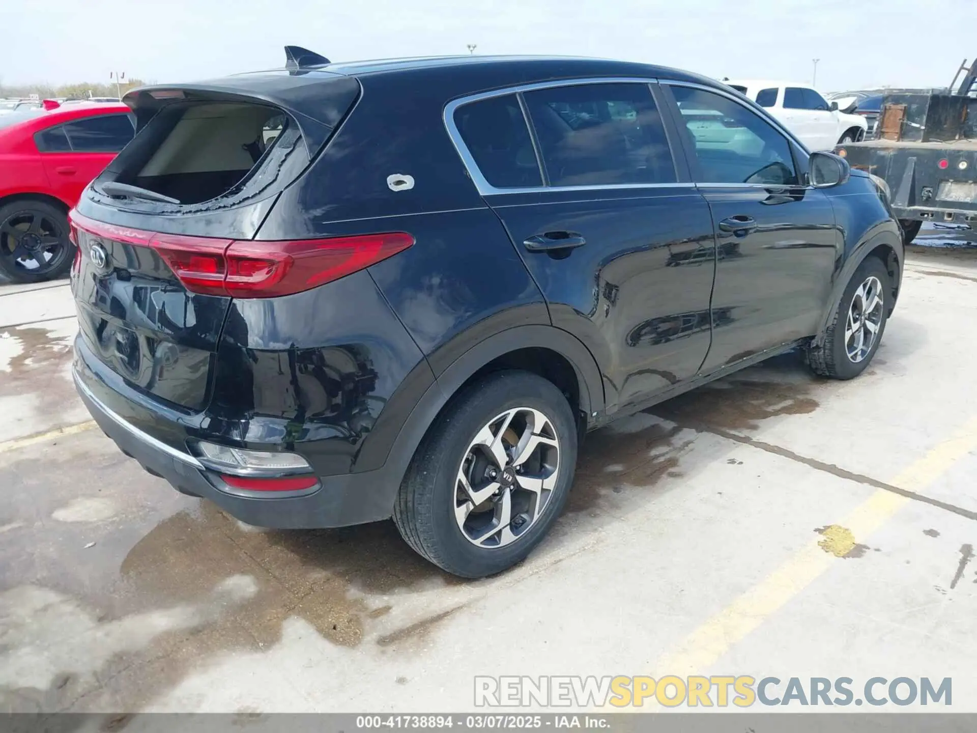 4 fotografías del automóvil dañado KNDPM3AC7L7676471 KIA SPORTAGE 2020