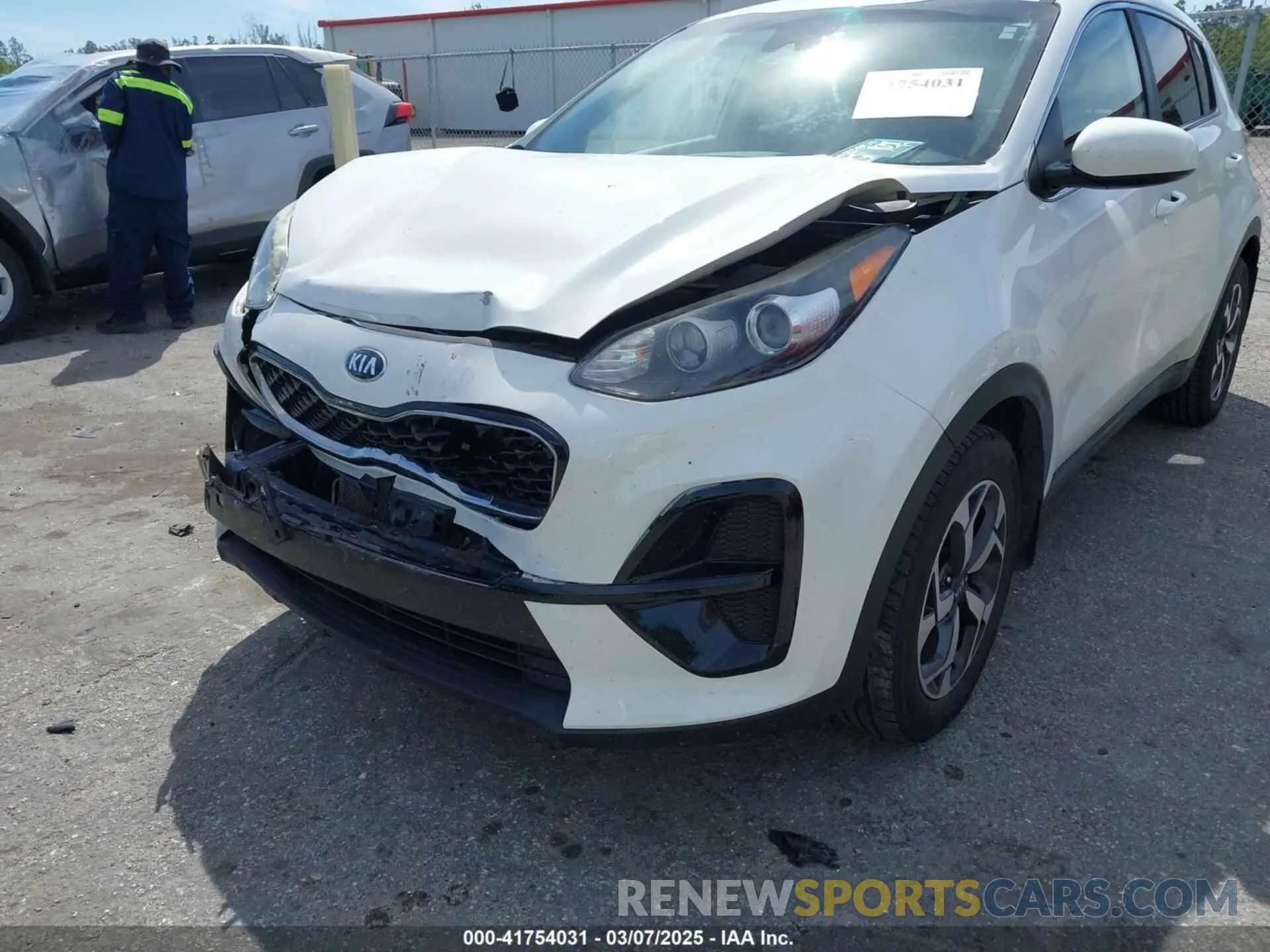 6 fotografías del automóvil dañado KNDPM3AC7L7723952 KIA SPORTAGE 2020