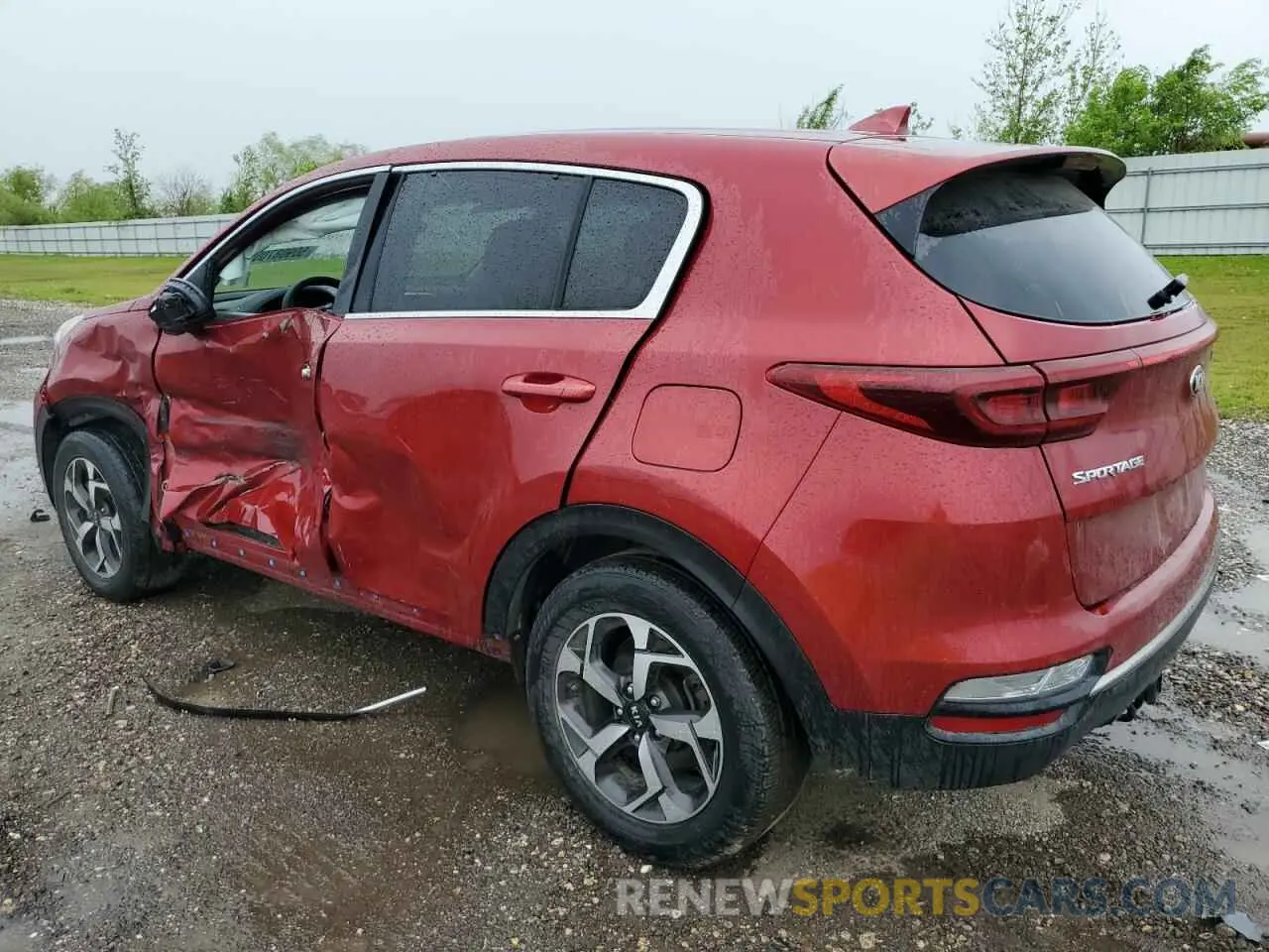 2 fotografías del automóvil dañado KNDPM3AC7L7744512 KIA SPORTAGE 2020