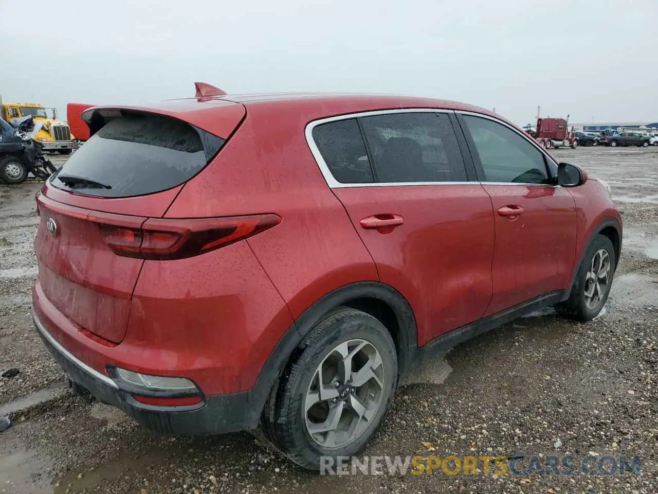 3 fotografías del automóvil dañado KNDPM3AC7L7744512 KIA SPORTAGE 2020