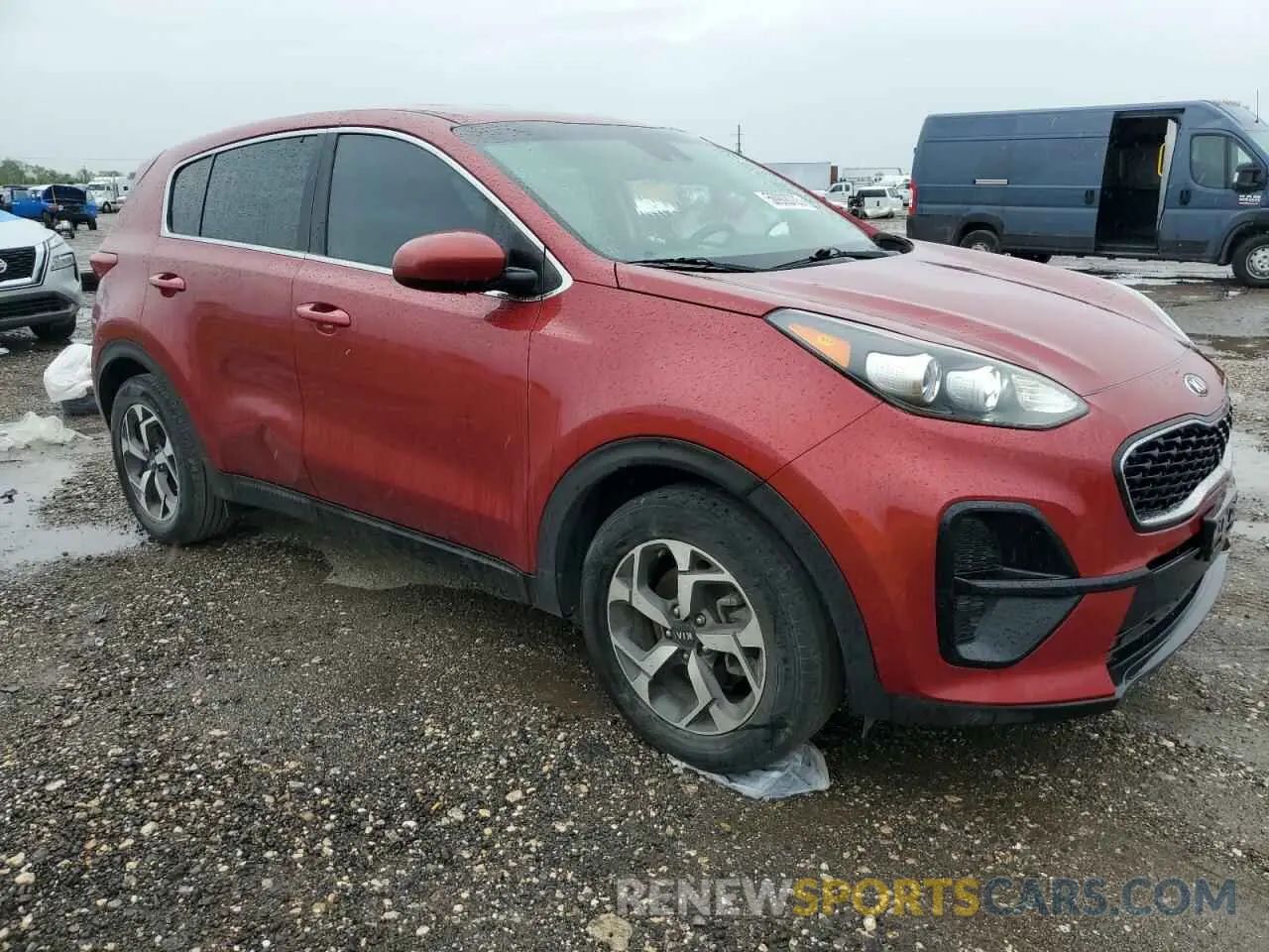 4 fotografías del automóvil dañado KNDPM3AC7L7744512 KIA SPORTAGE 2020