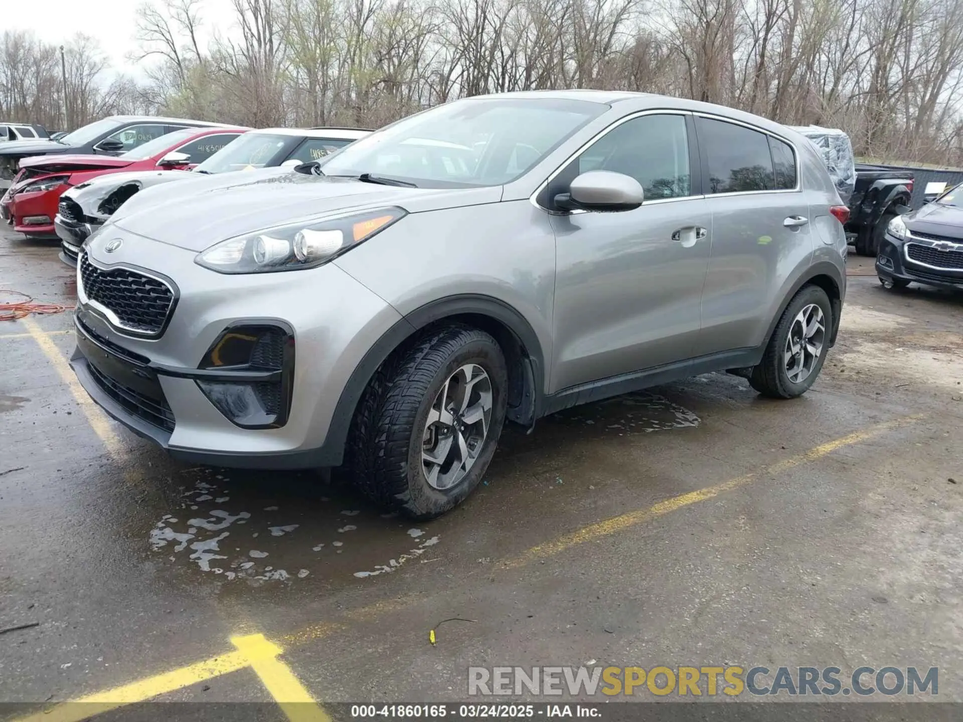 2 fotografías del automóvil dañado KNDPM3AC7L7756479 KIA SPORTAGE 2020