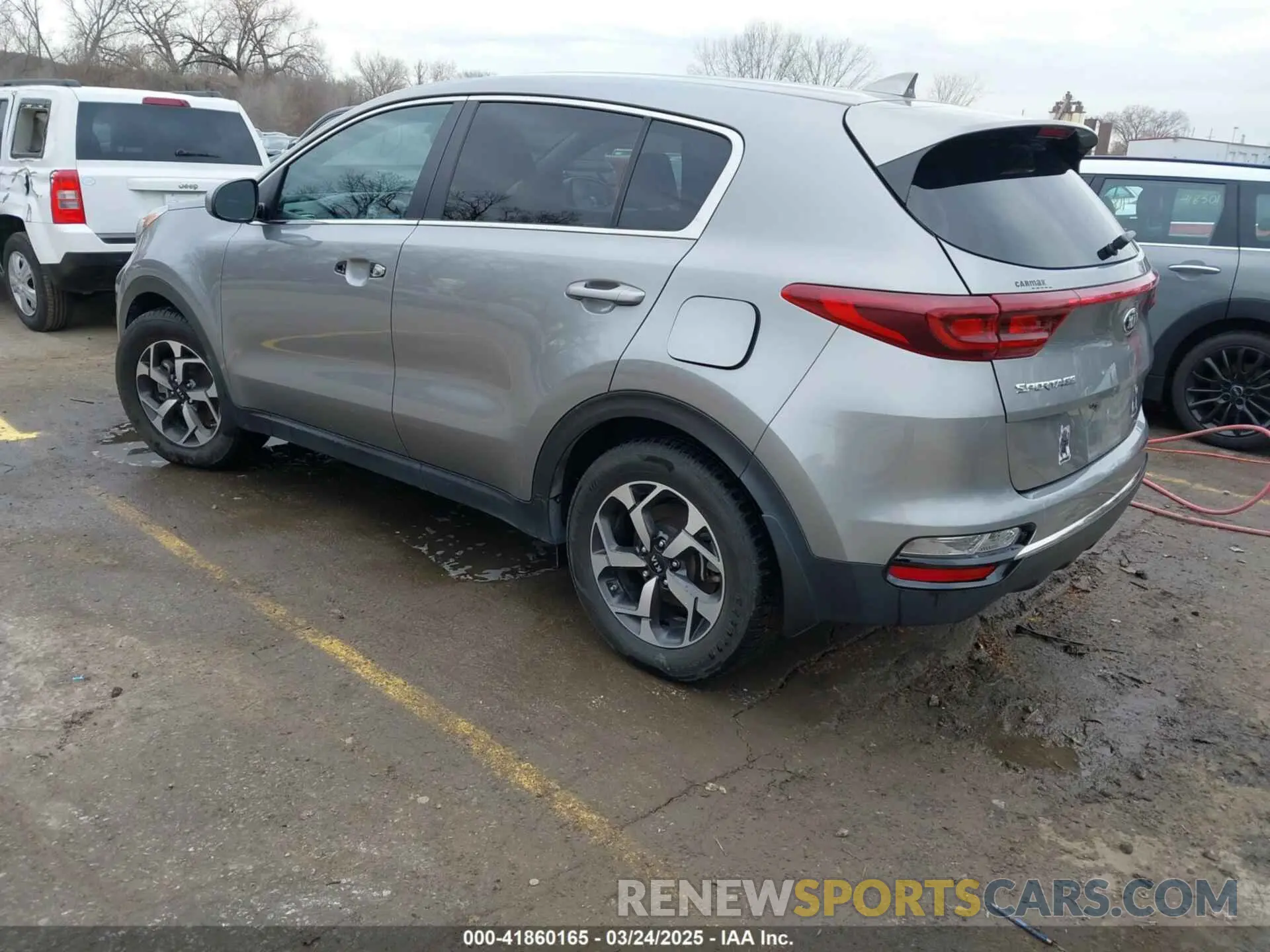3 fotografías del automóvil dañado KNDPM3AC7L7756479 KIA SPORTAGE 2020