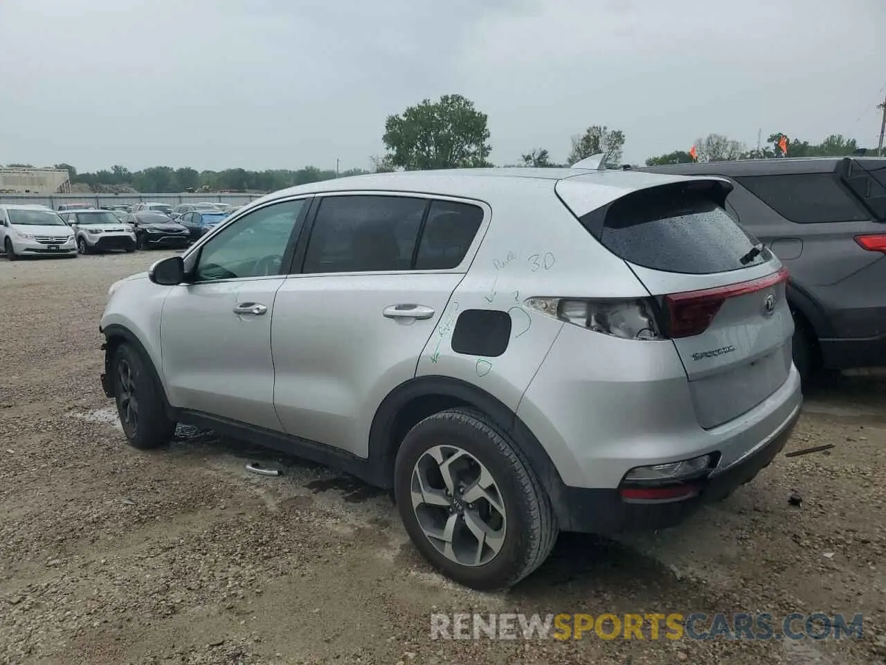 2 fotografías del automóvil dañado KNDPM3AC7L7773783 KIA SPORTAGE 2020