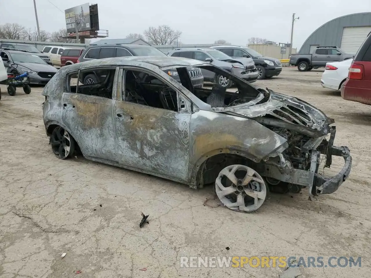 4 fotografías del automóvil dañado KNDPM3AC7L7824554 KIA SPORTAGE 2020