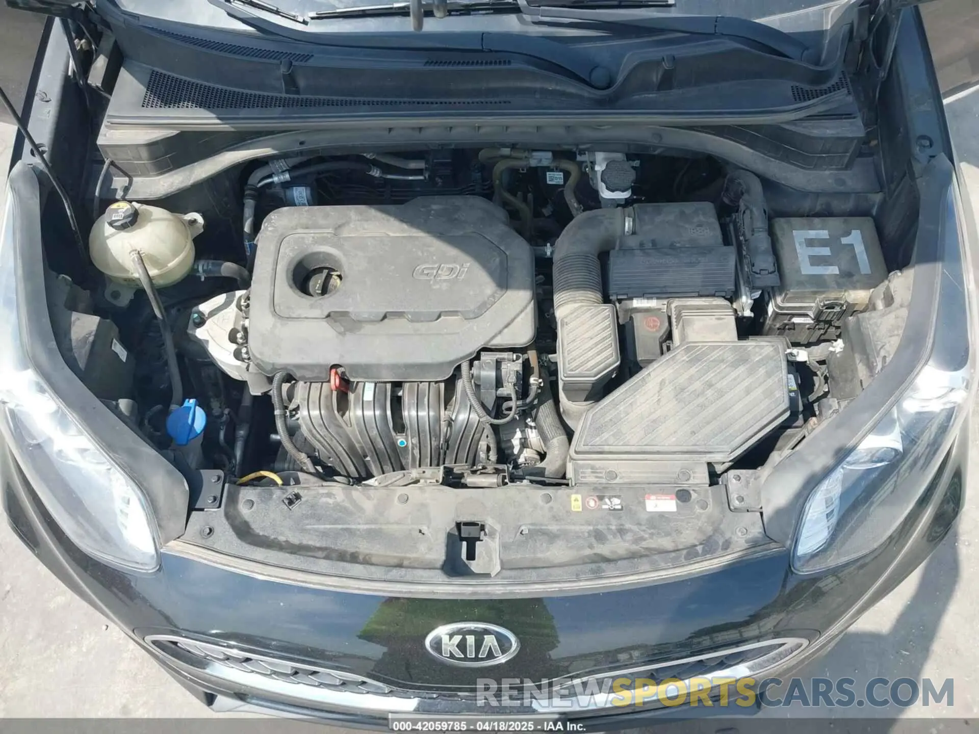 10 fotografías del automóvil dañado KNDPM3AC7L7836932 KIA SPORTAGE 2020