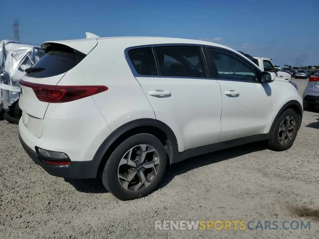 3 fotografías del automóvil dañado KNDPM3AC8L7638599 KIA SPORTAGE 2020