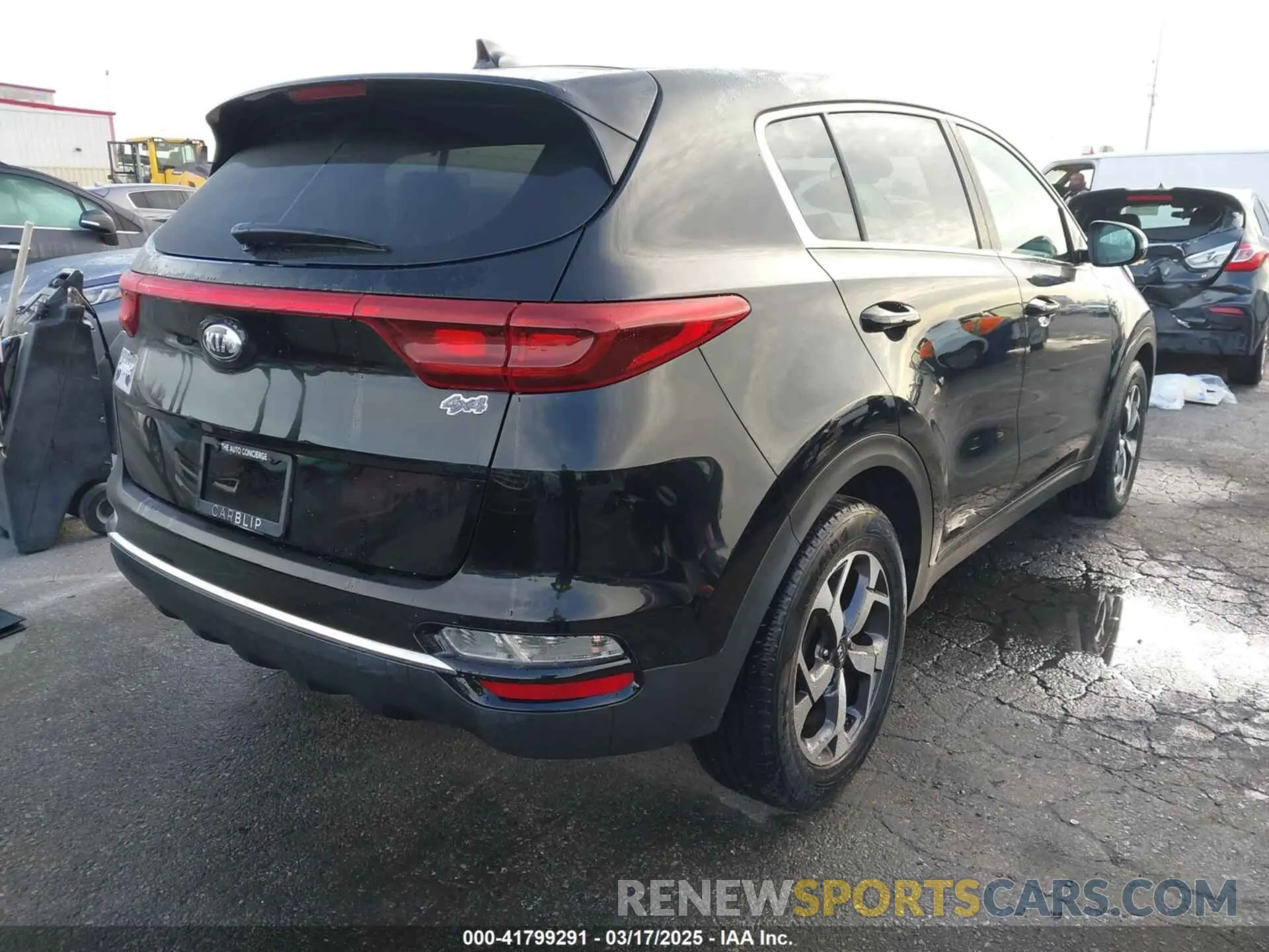 4 fotografías del automóvil dañado KNDPM3AC8L7739612 KIA SPORTAGE 2020