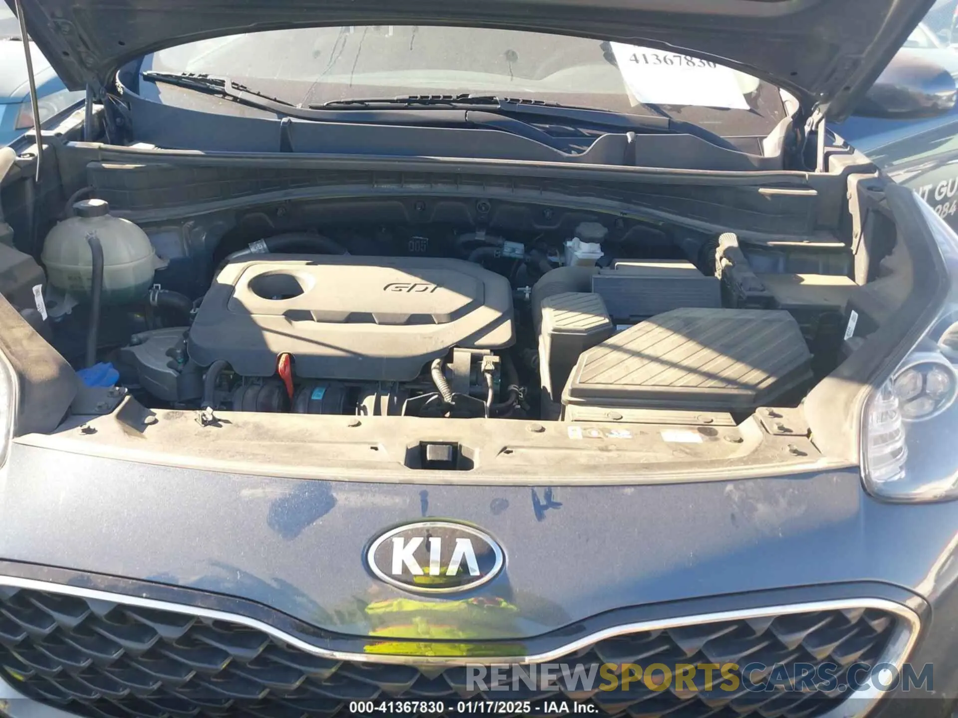 10 fotografías del automóvil dañado KNDPM3AC8L7827186 KIA SPORTAGE 2020