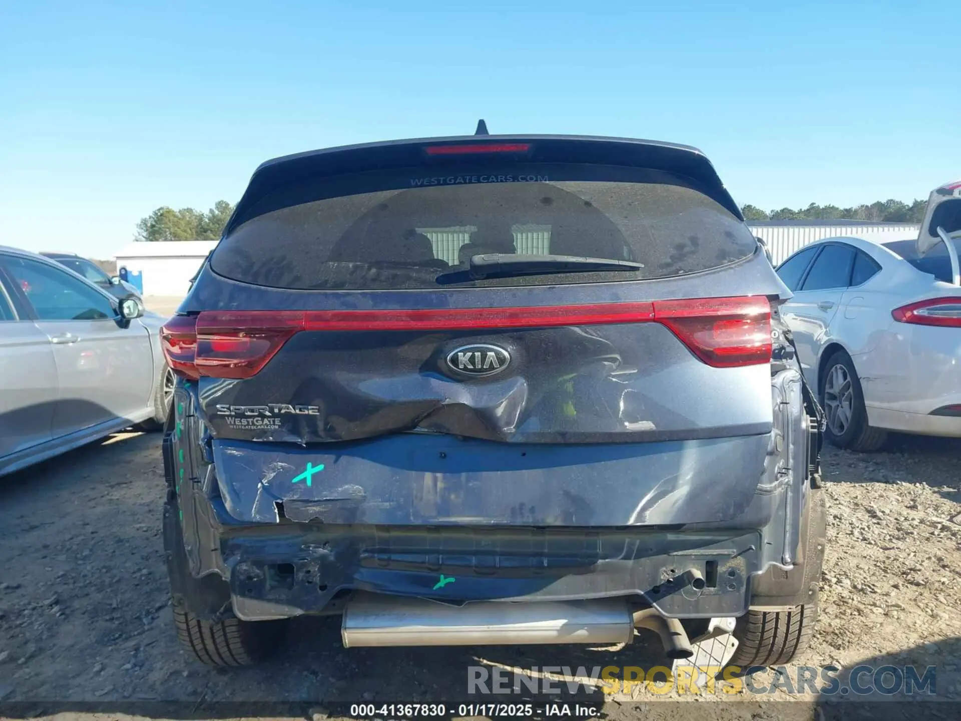 17 fotografías del automóvil dañado KNDPM3AC8L7827186 KIA SPORTAGE 2020