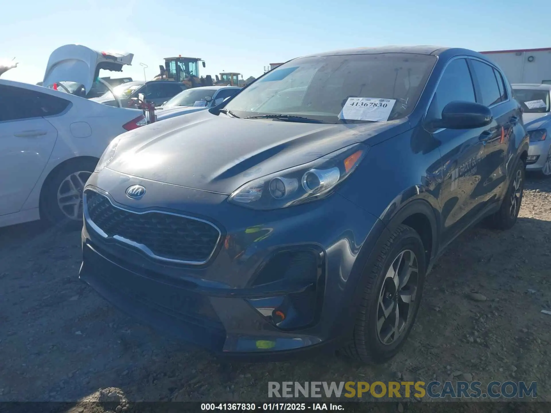 2 fotografías del automóvil dañado KNDPM3AC8L7827186 KIA SPORTAGE 2020