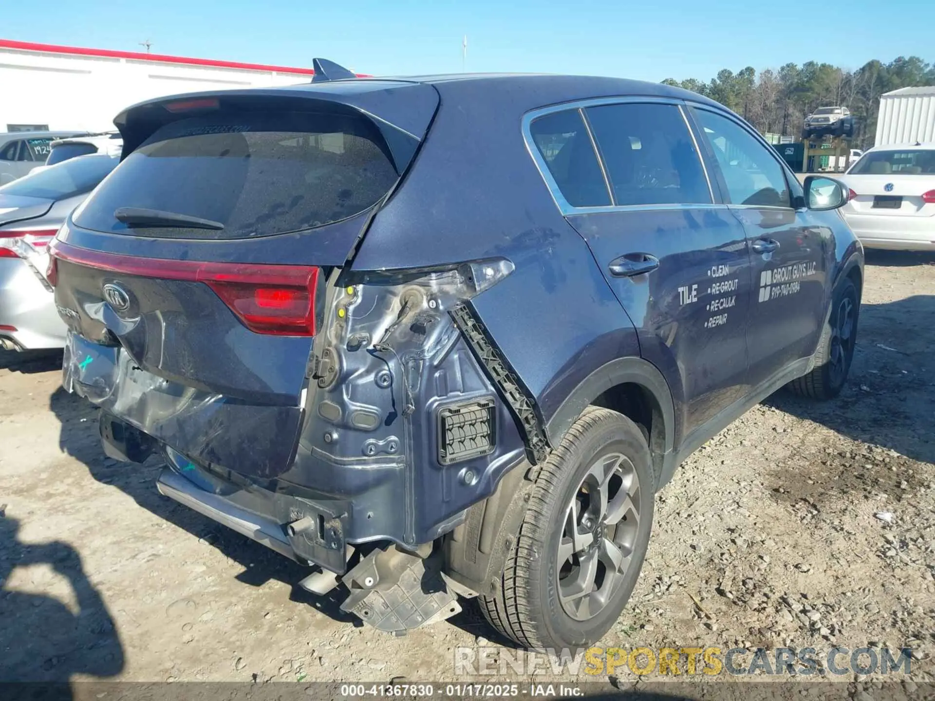 4 fotografías del automóvil dañado KNDPM3AC8L7827186 KIA SPORTAGE 2020