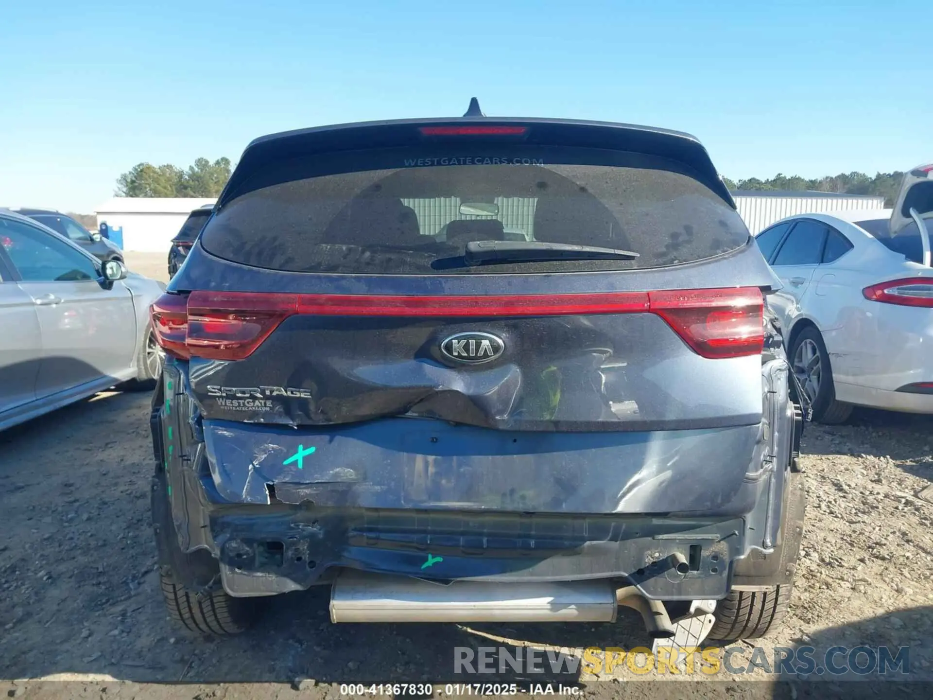 6 fotografías del automóvil dañado KNDPM3AC8L7827186 KIA SPORTAGE 2020