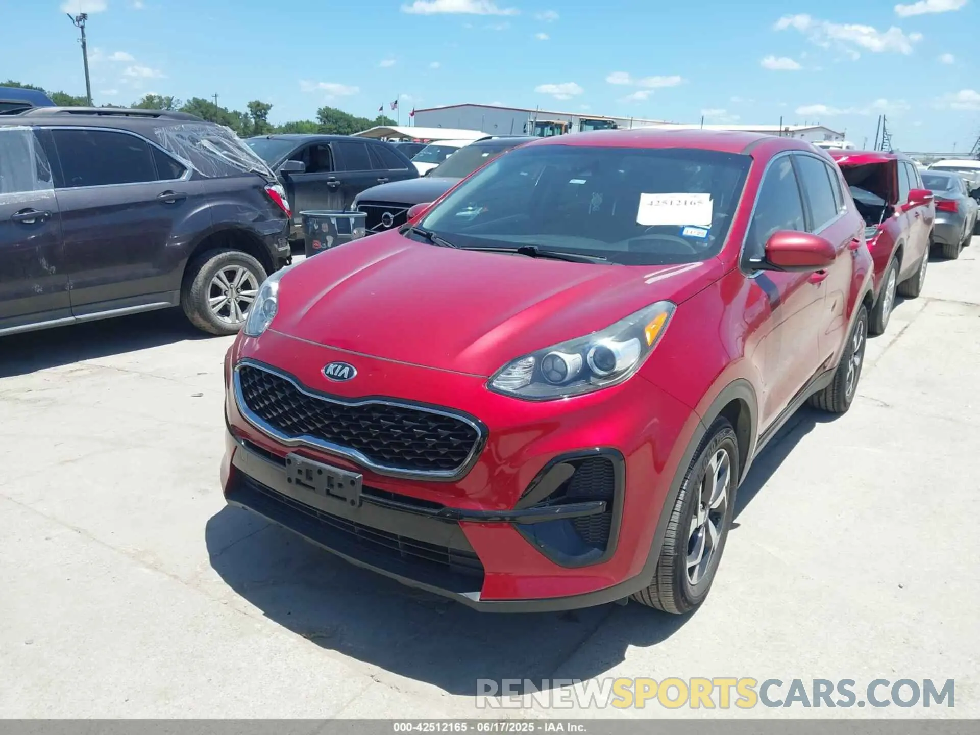 2 fotografías del automóvil dañado KNDPM3AC8L7831738 KIA SPORTAGE 2020