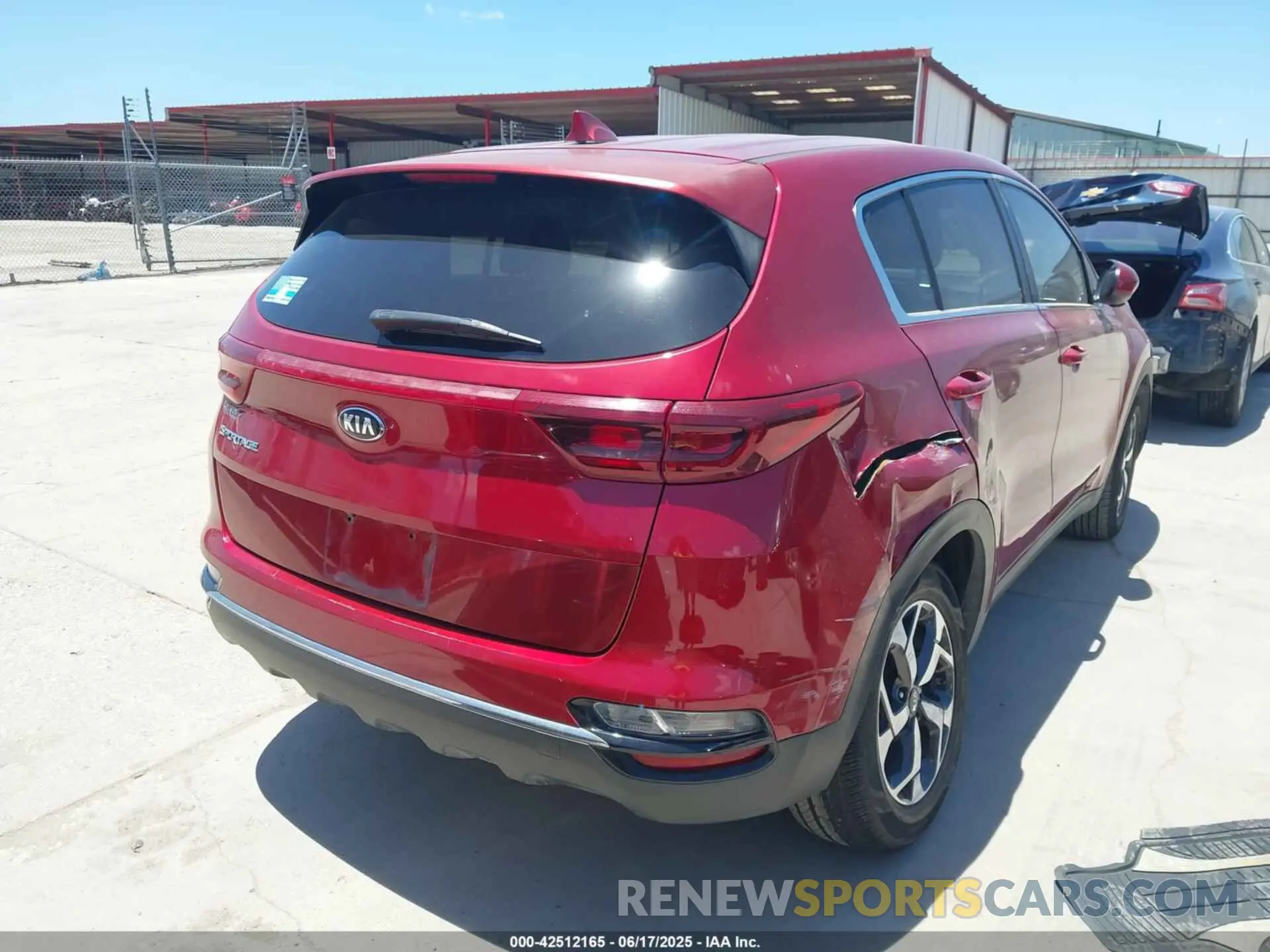 4 fotografías del automóvil dañado KNDPM3AC8L7831738 KIA SPORTAGE 2020