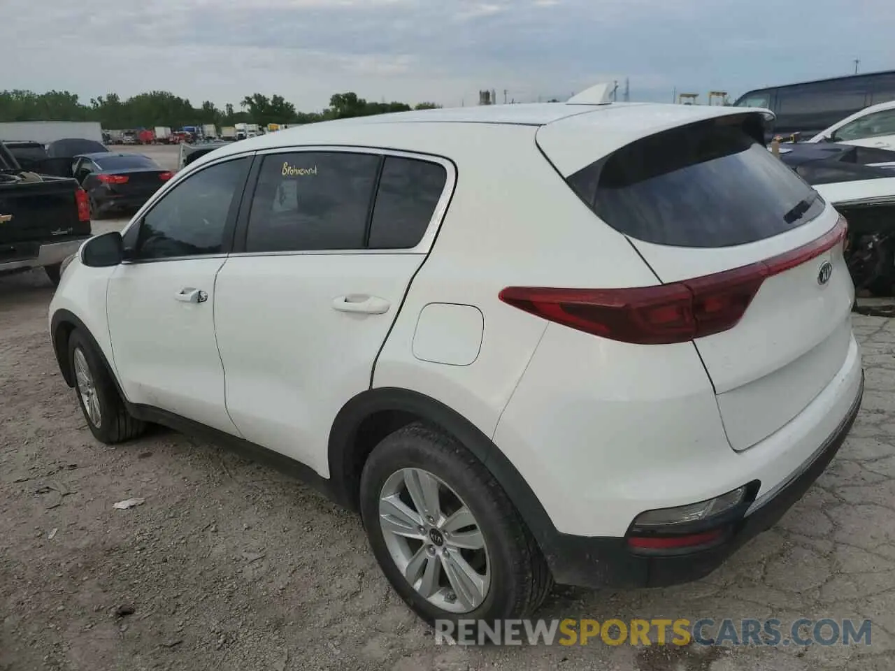 2 fotografías del automóvil dañado KNDPM3AC9L7773820 KIA SPORTAGE 2020