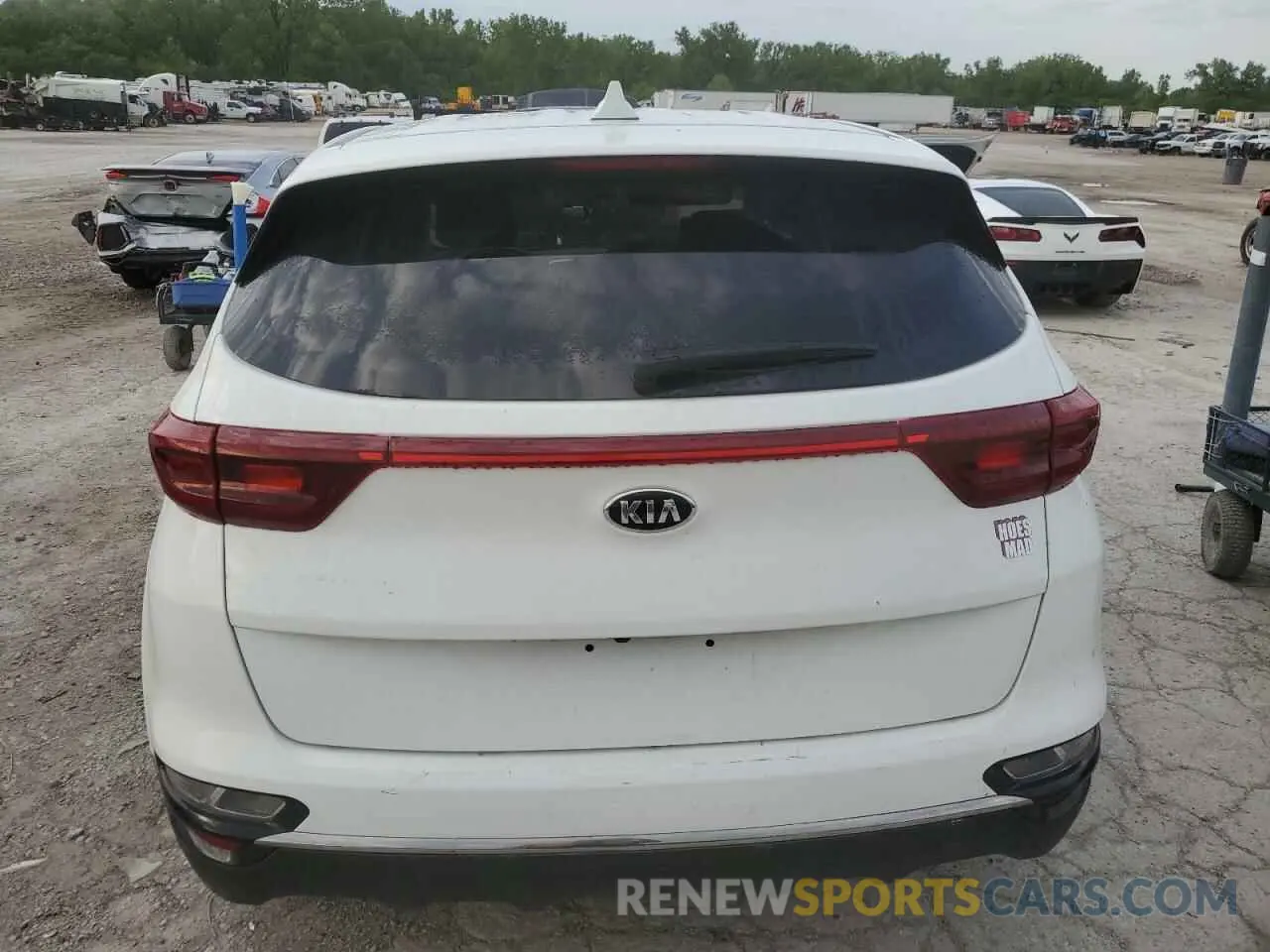 6 fotografías del automóvil dañado KNDPM3AC9L7773820 KIA SPORTAGE 2020