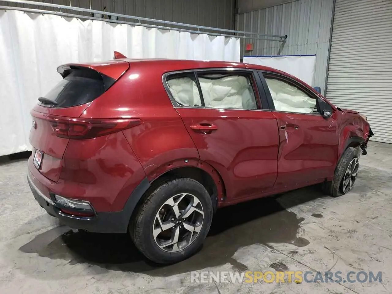 3 fotografías del automóvil dañado KNDPM3AC9L7797731 KIA SPORTAGE 2020